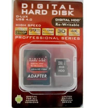 HDD MICRO SD MEMORY CARD 4GB (Classe 10)