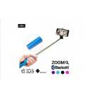 SELFIE MONOPOD WITH BLUETOOTH AND ZOOM BLACK/BLUE-PINK/GREEN