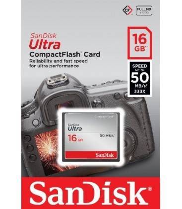 SANDISK COMPACT FLASH ULTRA 16GB 50MB/S