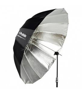 165 cm Fotostudio reflektierend 58 cm Tiefe Selens Professioneller Regenschirm Parabol Beleuchtung Schwarz/Silber 16 Stäbe 