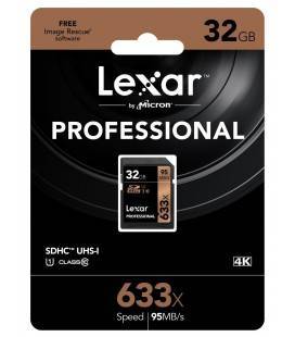 LEXAR PROFESSIONAL CARD 633X 32GB (SDHC, UHS-I)