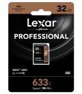 LEXAR TARJETA PROFESSIONAL 633X 32GB (SDHC, UHS-I)