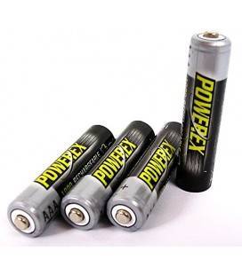 Powerex Mhraaa4-1000 - Confezione di 4 Batterie Aaa Nimh 1,2V 1000Mah
