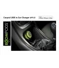 BOOMPODS CAR CHARGER APPLE 2 USB GREEN