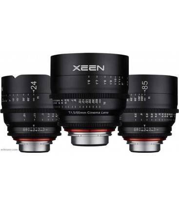 SAMYANG XEEN KIT DE CINE 24mm, 50mm, 85mm SONY E MONTURA