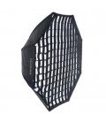 PHOTTIX FENÊTRE OCTOGONALE 122CM AVEC GRILLE