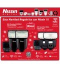 NISSIN KIT 2iI60 NIKON 2FLASHES + TRANSMISOR AIR 1