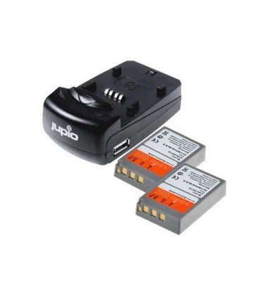 JUPIO KIT CARGADOR USB + 2 BATERIAS PS-BLS5/PS-BLS50 