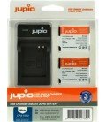 JUPIO 2 BATTERIES DMW-BCM13E PANASONIC + USB CHARGER KIT 1150MAH (CPA1000) 
