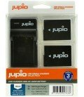 KIT CARICABATTERIE USB JUPIO + 2 BATTERIE DMW-BLC12E 1200MAH (CPA1001) 
