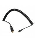 ATOMS CABLE SPIRAL MICRO HDMI TO FULL HDMI SPIRAL 30CM 