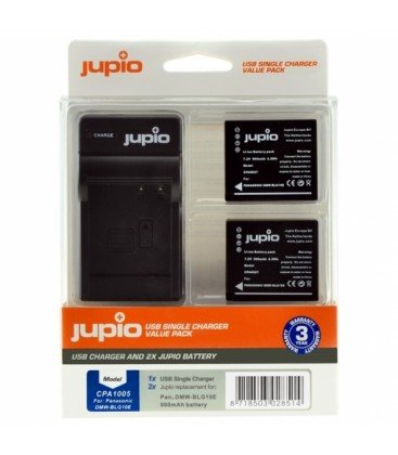 JUPIO 2 BATERIAS BLG-10 + CARGADOR USB (CPA1005)