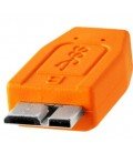 TETHERTOOLS CABLE USB-C 3.0 MICRO B 4.6M NARANJA