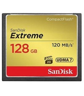 SANDISK COMPACT FLASH ESTREMO 128GB (120 / 85MB / 85MB / S)
