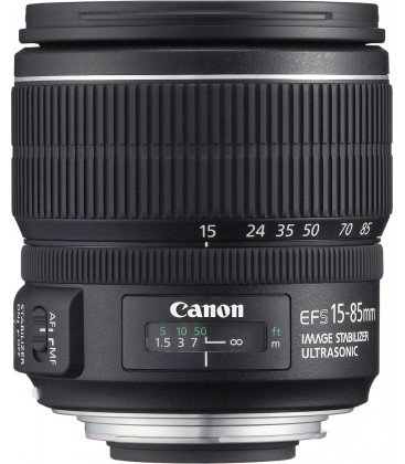 CANON EF-S 15-85mm f/3.5-5.6 IS USM + FREE 1 an VIP MAINTENANCE SERPLUS CANON