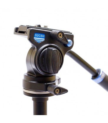 Benro Kit De Trípode De Video Slim Tsl08As2Csh