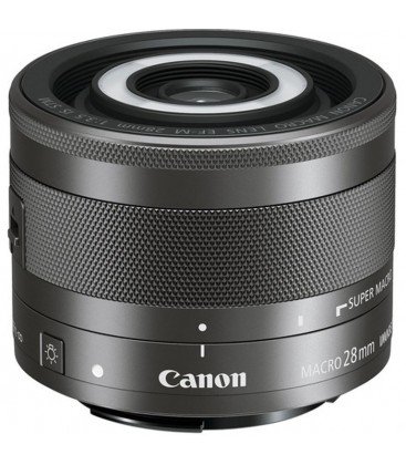 CANON EF-M 28 MM F / 3.5 Macro IS STM + FREE 1 AN VIP MAINTENANCE SERPLUS CANON 