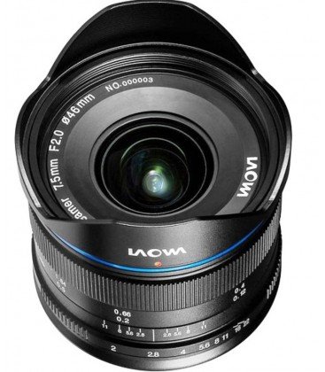 LAOWA 7.5MM F/2 MFT - VERSION STANDARD -NEGRO