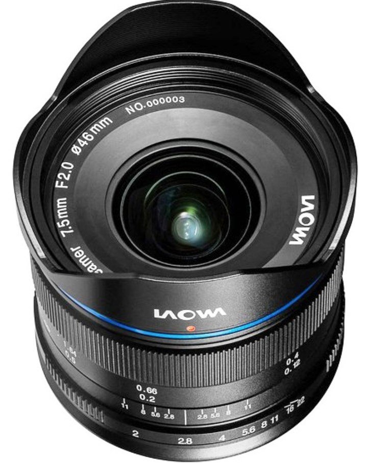 LAOWA 7.5MM F/2 MFT - STANDARD VERSION -BLACK