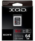 SONY XQD-TARJETA SERIE G 64GB 440MB/s 