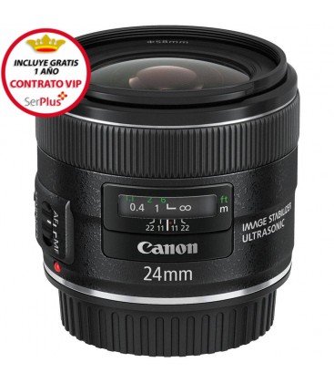 CANON EF 24mm f/2.8 IS USM  + GRATIS 1 AÑO MANTENIMIENTO VIP SERPLUS CANON