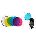 GODOX AD-S11 COLOR FILTER KIT WITH GRID FOR AD360II, AD360 and AD180