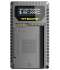 NITECORE UNK2 CARGADOR NIKON EN-EL15 DUAL(2BATERIAS 1 USB)