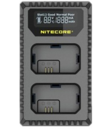 NITECORE USN4 PRO CARGADOR SONY NP-FZ100 DUAL (2 BATERIAS 1 USB)