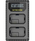 NITECORE USN1 CARICABATTERIE SONY NP-FW50 DUAL (2 BATTERIE 1 USB)