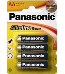 PANASONIC LR6 AA alkalin pil 4 Pack