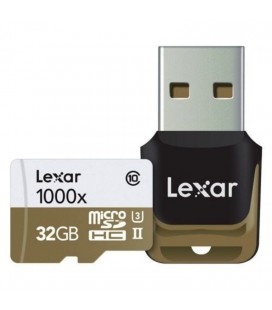 de Alta Velocidad Tarjeta de Memoria Flash con Adaptador SD 45mb/S Lexar lsdmi64gbb1e u300 a Micro SDXC UHS-I 300 x 64 GB