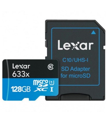 LEXAR MICRO SDXC 128 GB 95M/S + ADAPTADOR SD