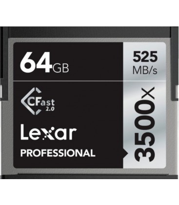 LEXAR TARJETA COMPACT FLASH C FAST 64 GB 525M/S