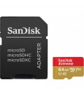 SANDISK TARJETA EXTREME MICRO SD 64GB 160M/S