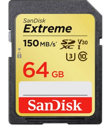 SANDISK EXTREME UHS-I SDXC  64GB 