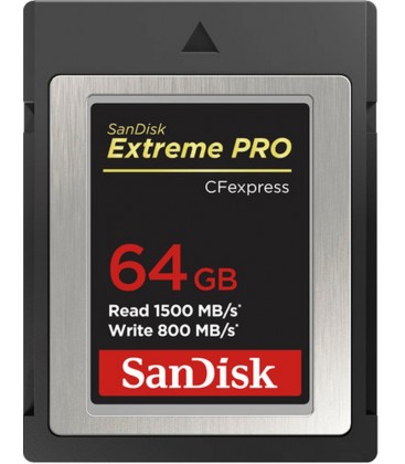 SANDISK CFEXPRESS EXTREME PRO 64GB 1500/ 800MB/S