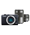 CANON EOS M200 + 15-45 MM IS STM + 55-200 MM IS STM - BLACK