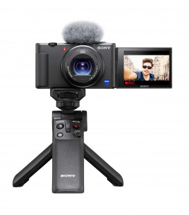 SONY VLOG ZV-1 FOR VLOGGING + SONY GRIP / TRIPOD WITH WIRELESS REMOTE CONTROL