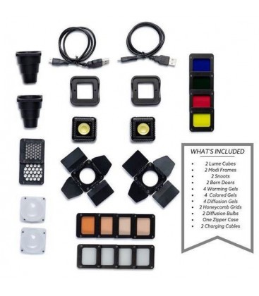 LUME CUBE KIT DE ILUMINACION LC2 PRO 2.0 