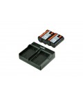 JUPIO KIT CARGADOR DUAL USB + 2 BATERIAS EN-EL15 1700MAH (CNI10049)