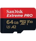 SANDISK TARJETA EXTREME PRO MICRO SD 64GB 170M/S
