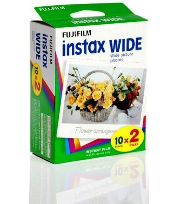 FUJIFILM INSTAX WIDE PACK DE 10X2 (20 PELICULAS)
