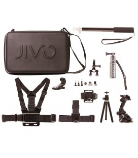JIVO GO KIT SUITCASE FOR GOPRO AND ACTION CAMS (11 PIECES)