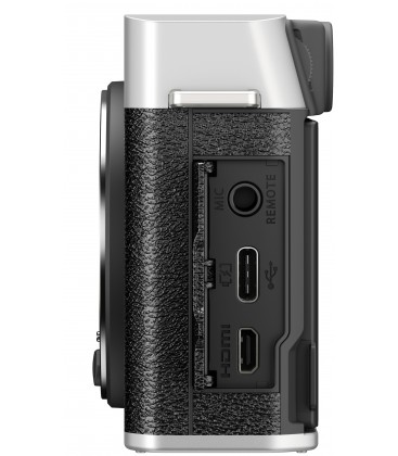 Comprar fujifilm x-e4 cuerpo plata en Dukefotografia