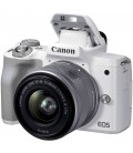 CANON EOS M50 MKII + EF-M 3.5-6.3 / 15-45 IST STM WEISS
