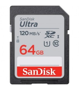 CARTE SANDISK SD ULTRA 64GB 120MB/s