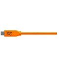  TETHERPRO USB TYPE-C A USB TYPE-A EXTENSION CABLE (15 'NARANJA)