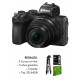 NIKON Z50 +16-50mm VR F3.5-6.3 + Kit: SDXC 64GB X1000  + TRIPODE + 5 CURSOS