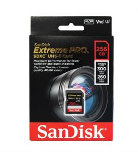 SANDISK EXTREME PRO SDHC 256GB - 300 MB/s V90