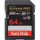 SANDISK CARTE EXTREME PRO SDXC UHS-I 64GB 200MB/S BF